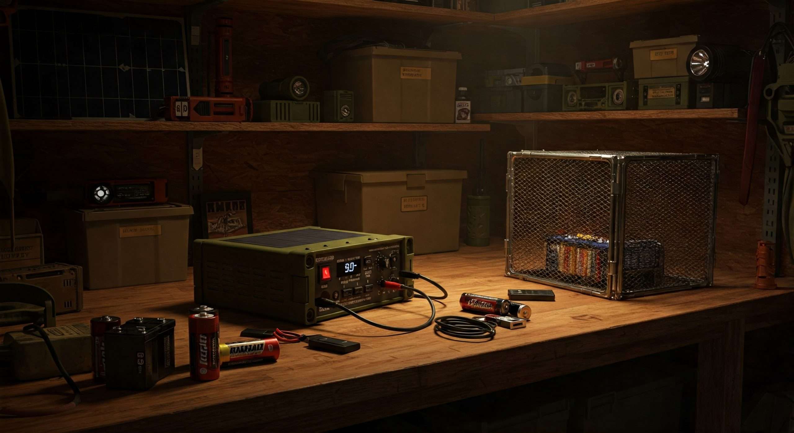 EMP-Hardened Solar Battery Charger